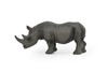 Rhino, Rhinoceros, Museum Quality, Hand Painted, Educational, Rubber Animal, Realistic Toy Figure, Diorama Model, Kids, 5 Inches. 