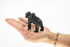 Gorilla with Baby Toy, Silverback, Monkey, Very Realistic Rubber Figure, Model, Educational, Animal, Hand Painted Figurines, 3" CH111 BB92