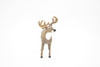 Deer Toy, Whitetail Buck, Antler, Very Realistic Rubber Figure, Model, Educational, Animal, Hand Painted Figurines, 5" CH112 BB92