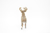 Deer Toy, Whitetail Buck, Antler, Very Realistic Rubber Figure, Model, Educational, Animal, Hand Painted Figurines, 5" CH112 BB92