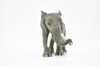 Elephant Toy, African, Elephantidae, Museum Quality Rubber Figure, Model, Educational, Animal, Hand Painted, Figurines 6" CH118 BB95