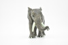 Elephant Toy, African, Elephantidae, Museum Quality Rubber Figure, Model, Educational, Animal, Hand Painted, Figurines 6" CH118 BB95