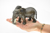 Elephant Toy, African, Elephantidae, Museum Quality Rubber Figure, Model, Educational, Animal, Hand Painted, Figurines 6" CH118 BB95