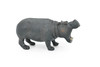 Hippo, Hippopotamus, Museum Quality, Hand Painted, Educational, Rubber Animal, Realistic Toy Figure, Diorama Model, Kids,  5 Inches. 