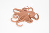 Octopus Toy, Octopodes, Octopoda, Museum Quality Rubber Figure, Model, Educational, Animal, Hand Painted, Figurines      6"     CH123 BB97