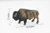 Buffalo, Bison, American, Museum Quality Plastic Reproduction, Hand Painted Figurines      4.5"       CH135 B243