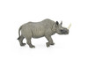 Rhino, Rhinoceros, Animal,  Very Realistic Rubber Reproduction, Hand Painted Figurines     5.5"    CH137 B244