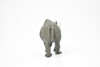 Rhino, Rhinoceros, Animal,  Very Realistic Rubber Reproduction, Hand Painted Figurines     5.5"    CH137 B244