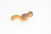 Squirrel, Tree, Ground, Very Realistic Rubber Reproduction, Hand Painted Figurines     2.5"      CH139 B244