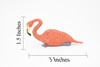 Flamingo, Flamingos, Bird, Very Realistic Rubber Reproduction, Hand Painted Figurines     3"      CH141 B245