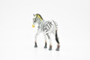 Zebra, Plains, Realistic Rubber Reproduction, Hand Painted Figurines    4"     CH151 B247 