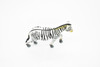 Zebra, Plains, Realistic Rubber Reproduction, Hand Painted Figurines    4"     CH151 B247 