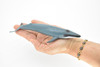 Blue Whale, Marine Mammal, Realistic Rubber Reproduction, Hand Painted Figurines    7"     CH156 B249