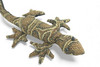 Lizard, Reptiles, Brown,  Hand Made, Thailand Sand Creatures, Toy, Paper Weight, Bean Bag, Cornhole     16"    TH3 BB67