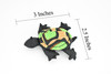 Tortoise, Turtle, Reptiles, Green, HandMade In Thailand, Sand Creatures, Paper Weight, Bean Bag, Cornhole, Game, Toy, Kids, Educational, Gift,  3 Inches.