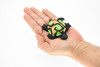 Tortoise, Turtle, Reptiles, Green, HandMade In Thailand, Sand Creatures, Paper Weight, Bean Bag, Cornhole, Game, Toy, Kids, Educational, Gift,  3 Inches.