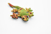 Gecko, Lizard, Reptiles, Green,  HandMade, Thailand Sand Creatures, Toy, Paper Weight, Bean Bag, Cornhole       3"    TH10 BB67