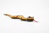 Snake, Reptiles, Orange,  Hand Made, Thailand Sand Creatures, Toy, Paper Weight, Bean Bag, Cornhole, Game,     12"   TH21 BB68