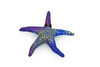 Starfish, Asteroidea, Purple, Hand Made, Thailand Sand Creatures, Toy, Paper Weight, Bean Bag, Cornhole, Game,    3 1/2"   TH23 BB67