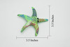 Starfish, Asteroidea, Green,  Hand Made, Thailand Sand Creatures, Toy, Paper Weight, Bean Bag, Cornhole, Game,     3 1/2"   TH24 BB67