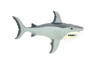 Shark, Great White, Carcharodon carcharias, High Quality, Hand Painted, Realistic, Plastic, Fish, Figure, Model, Toy, Kids, Educational, Gift,    8 1/2"     RI02 B250   