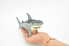 Shark, Great White, Carcharodon carcharias, High Quality, Hand Painted, Realistic, Plastic, Fish, Figure, Model, Toy, Kids, Educational, Gift,    8 1/2"     RI02 B250   