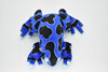 Frog, Blue, Poison Dart, Very Nice Plush Animal ,      9"      RI10 B257