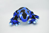 Frog, Blue, Poison Dart, Very Nice Plush Animal ,      9"      RI10 B257