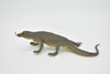 Komodo Dragon, Lizard, Reptile, Very Realistic Rubber Reproduction, Hand Painted Figurines,    8"    RI13 B259