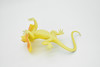 Lizard, Frilled Lizard, Frill-necked, Reptile, Very Realistic Rubber Reproduction, Hand Painted Figurines,    7"    RI14 B259