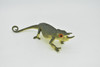 Chameleon, Horned, Lizard, Reptile, Very Realistic Rubber Reproduction, Hand Painted Figurines,    7"    RI16 B259