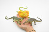 Lizard, 3 Piece Set,  Very Realistic Rubber Reproduction, Hand Painted Figurines,    7"    RI17 B259