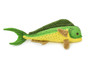 Mahi Mahi, Saltwater Fish,  Dorado, Dolphin Fish, Stuffed Animal, Educational, Plush Toy, Kids, Realistic Figure, Lifelike Model, Replica, Gift,      17"      F2420 BB12