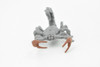 Scorpion, Gray, Fat-tailed, Very Nice Rubber Arachnid, Educational, Hand Painted, Realistic,  Replica, Toys, Kids, Gift,     3 Inches. 