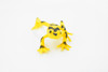 Frog, Panamanian Golden Frog, Black Spots, Plastic Toy, Realistic, Figure, Model, Replica, Kids, Educational, Gift,     4"     F4408 B9