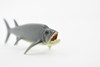 Xiphactinus, Extinct Fish, Fanged Tarpon, Rubber Animal, Realistic Toy Figure, Model, Replica, Kids, Educational, Gift,       3"       CH403 BB108