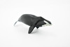 Bowhead Whale, Arctic right whale, Marine Mammal, Hand Painted, Rubber, Educational Design, Figure, Diorama Model, Toy, Kids,   3 1/2 Inches.