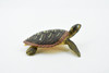 Turtle, Hawksbill Sea Turtle, Rubber Reptile, Realistic Toy Figure, Model, Replica, Kids, Hand Painted, Educational, Gift,        2 1/2"      CH417 BB108