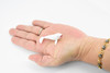 Beluga Whale, Marine Mammal, Hand Painted, Rubber Animal, Realistic Toy Figure, Diorama Model, Replica, Kids,  Educational,    2 1/2 Inches.
