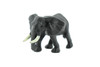 Elephant, Asian, Rubber Animal, Realistic Toy Figure, Model, Replica, Kids, Hand Painted, Educational, Gift,      2 1/2"       CH420 BB108