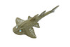 Guitarfish Shark, Shovelnose Ray, Rubber Fish, Hand Painted, Educational Design, Diorama Model, Toy, Kids,  4 Inches.  