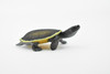Argentine Side Necked Turtle, Rubber Reptile, Hand Painted, Museum Quality, Educational, Realistic Toy Figure, Diorama Model, Kids,  2 1/2 Inches. 