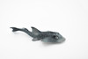 Guitarfish Shark, Shovelnose Ray, Rubber Fish, Hand Painted, Educational Design, Diorama Model, Toy, Kids,   5 Inches. 