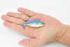 Bluefin Tuna, Rubber Fish, Realistic Toy Figure, Model, Replica, Kids, Hand Painted, Educational, Gift,          2 1/2"      CH438 BB109