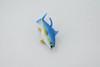 Bluefin Tuna, Rubber Fish, Realistic Toy Figure, Model, Replica, Kids, Hand Painted, Educational, Gift,          2 1/2"      CH438 BB109