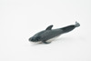 Pilot Whale, Pothead whale or blackfish, Marine Mammal, Hand Painted, Rubber, Educational Design, Figure, Diorama Model, Toy, Kids,  3 Inches.  