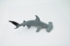 Shark, Hammerhead Shark, Museum Quality, Rubber Fish, Hand Painted, Realistic Toy Figure, Model, Replica, Kids, Educational, Gift,       7"       CH165 BB111