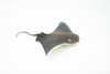 Cownose Ray, Skate, Museum Quality, Educational, Rubber Fish, Hand Painted, Realistic Toy Figure, Diorama Model, Kids, Educational,  7 Inches.