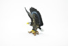 Bald Eagle, North America Eagle, Museum Quality, Rubber Bird, Hand Painted, Realistic Toy Figure, Diorama Model, Kids, Educational, Gift,       4 1/2 Inches.  