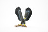 Bald Eagle, North America Eagle, Museum Quality, Rubber Bird, Hand Painted, Realistic Toy Figure, Diorama Model, Kids, Educational, Gift,       4 1/2 Inches.  